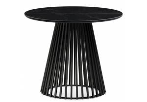 Стол Notta Нэнси 612877 черный мрамор shakespeare black, черный 90x90x75