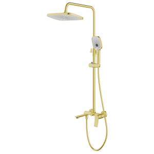Душевая стойка Azario Escaro AZ-K2374MG золото матовое