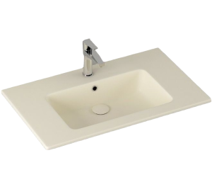 Раковина Isvea SistemaT 10SL51081SV-2K слоновая кость матовый, 81x46.5