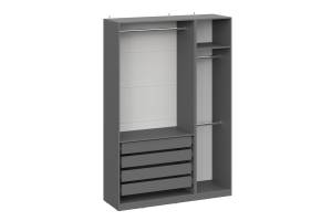Шкаф открытый Арника Эккервуд 00-00323067 Темно-серый