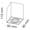 Потолочный светильник Technical Ceiling C017CL-01S фото 4