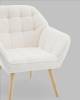 Кресло Stool Group Вэйл QH-8904K TEDDY 1859-01 white белый, тэдди фото 7