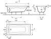 Акриловая ванна Jacob Delafon Patio 150x70 фото 4