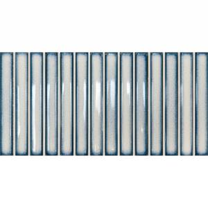 Керамическая плитка Dna Tiles Osaka Bars 133480 Blue 12.5x25