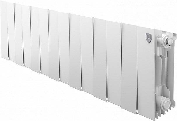 Радиатор биметаллический Royal Thermo Piano Forte 200 bianco traffico, 14 секций