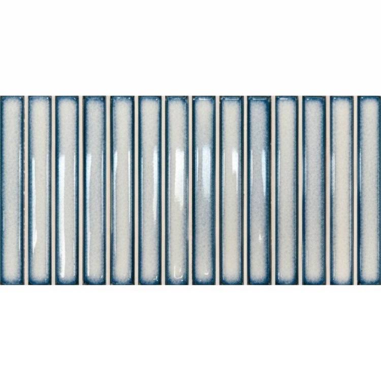 Керамическая плитка Dna Tiles Osaka Bars 133480 Blue 12.5x25