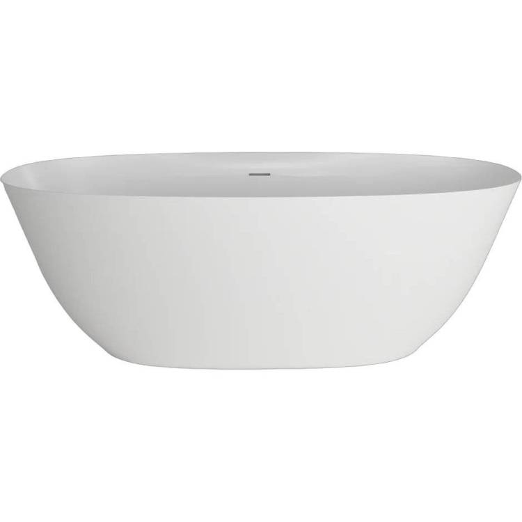 Ванна из искусственного камня Plumberia Selection VELOMA 170BO 170x75 белая матовая