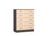 Комод большой ТЭКС Катрин 00-00003852 5 венге/дуб молочный