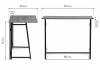 Стол компьютерный Woodville Бринг 587513 дуб рошелье 90x55x74 фото 2