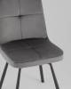 Стул Stool Group Boun OS-2445Z-3 Velvet HLR-21 X2 Темно-серый 2 шт. фото 8