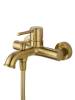 Смеситель для ванны Wonzon & Woghand WW-88037073-BG с душем, брашированное золото фото 4
