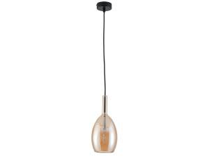 Подвесной светильник Newport Нора 7232/S mat.black amber