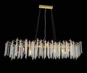 Большая подвесная люстра хрустальная Kink Light Шанти 07871-150LD,33