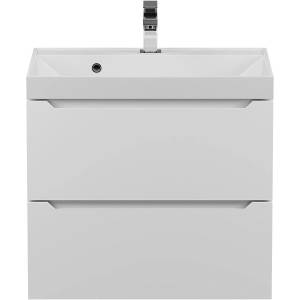 Тумба с раковиной Uperwood Tanos 291020225 подвесная, матовая, белая, 60 см