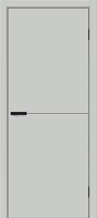 Межкомнатная дверь Bravo Браво-0.21 П полотно Grey Silk 900x2000