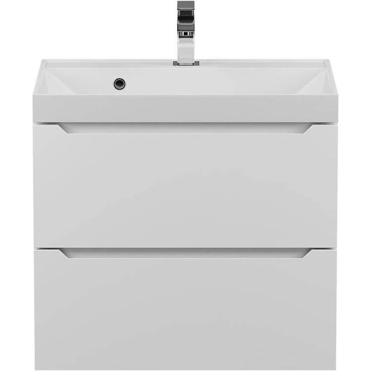 Тумба с раковиной Uperwood Tanos 291020225 подвесная, матовая, белая, 60 см