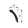 Карниз Cosca Decor KX030 200x2x3 фото 2