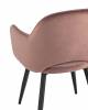 Стул Stool Group Венера MC16-2F KD HLR-44 (NP) X2 велюр пыльно-розовый (набор 2 шт) фото 5