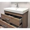 Тумба с раковиной Comforty Никосия-80Н 00-00007621 дуб темный фото 8