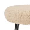 Стул барный Woodville Plato 15423 черный, белый фото 9