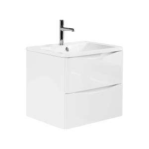 Тумба с раковиной BelBagno Acqua-700-2C-SO-BL 70 Bianco Lucido