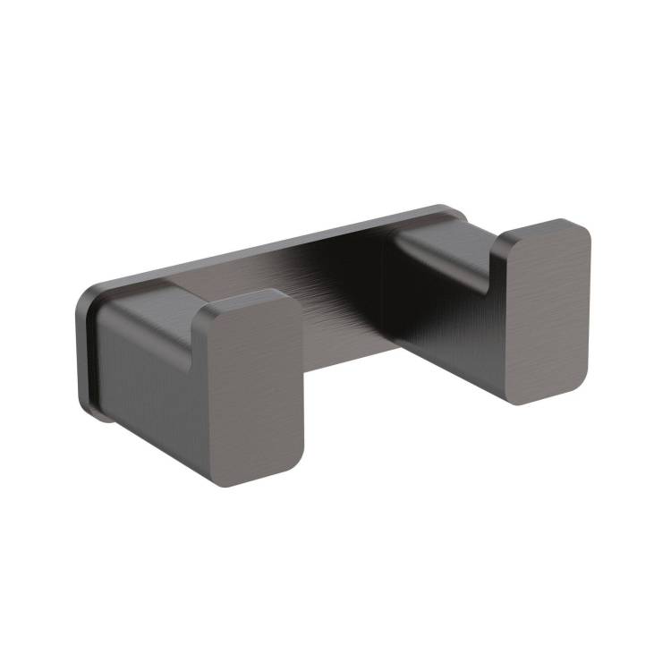 Крючок AQUAme Tivoli AQM7302GM двойной, металл