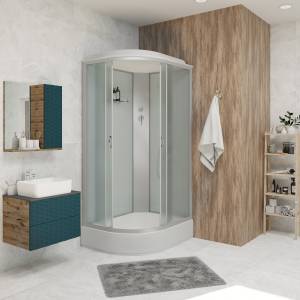 Душевая кабина Niagara Classic NG-33184-14R 1100х800х2150 средний поддон  26см стекло МАТОВОЕ