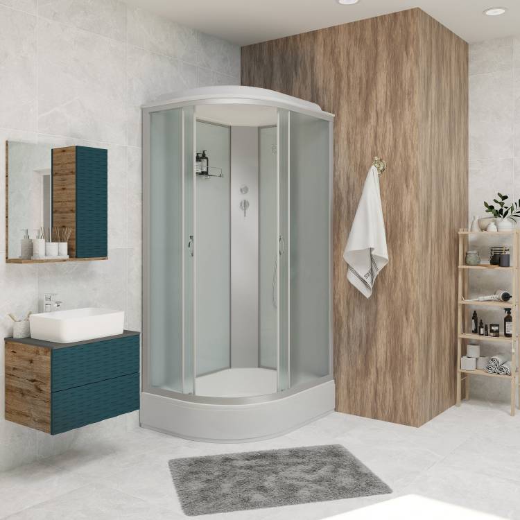 Душевая кабина Niagara Classic NG-33184-14R 1100х800х2150 средний поддон  26см стекло МАТОВОЕ