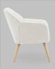 Кресло Stool Group Вэйл QH-8904K TEDDY 1859-01 white белый, тэдди фото 4