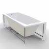 Акриловая ванна Marka One Aelita 01ае1675 165x75 с рамой 03пу1675