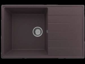 Мойка кухонная Ulgran Quartz Prima 780-06 трюфель