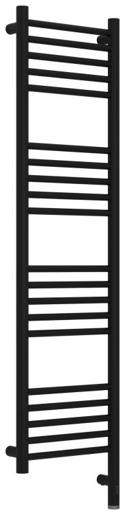 Полотенцесушитель электрический Сунержа Богема 3.1 31-6005-1230 прямой, Матовый чёрный, 120x30