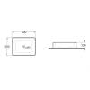 Раковина Vincea VBS-105MA антрацит матовый 50x39 фото 3