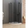 Душевое ограждение NEW TRENDY NEW SOLEO BLACK  80x80x195 K-0538 (черный) фото 2