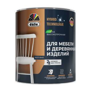 Эмаль акриловая Dufa Для Мебели и Деревянных Изделий матовая винно-красная 2 л