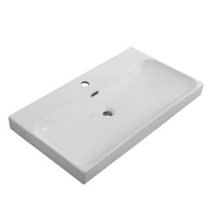 Раковина BelBagno Marino-Cer BB-8078-80 80 см, белая глянцевая