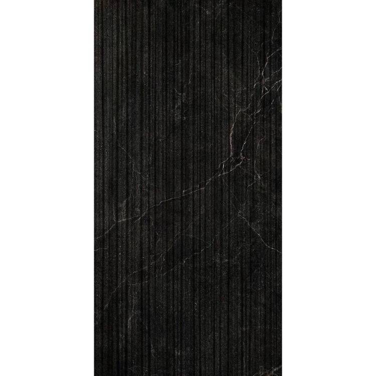 Керамогранит La Fabbrica Ceramiche Noble Stone 199034 Dark 3D Stripes Nat Ret 60x120