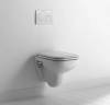 Крышка-сиденье Duravit D-Code 0067390000 с микролифтом, петли хром фото 3