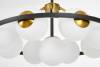 Подвесная люстра Lumina Deco Donzano Ldp 8034-9 Bk+Wt фото 2