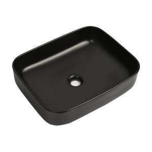 Раковина Royce Crown RCW-142203BL 500x390x130, черный матовый