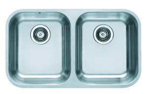 Мойка кухонная Alveus Duo 30 1036849 Sat-90 с сифоном, 75.2x44