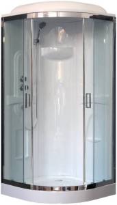 Душевая кабина Royal Bath RB90HK1-T-CH+EL с низким поддоном