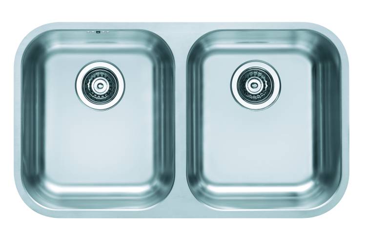 Мойка кухонная Alveus Duo 30 1036849 Sat-90 с сифоном, 75.2x44