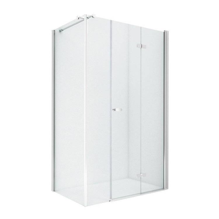 Душевое ограждение NEW TRENDY NEW SOLEO PLUS складные двери R 110x120x195 K-0630 (хром)