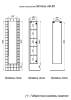 Шкаф-пенал Briz Эстель 221 04-06035-00 00 БЕЛ белый глянец, 35 см фото 6