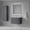 Шкаф-пенал Iddis Oxford Neo OXN40D0i97 подвесной, 40 см, темно-серый фото 2