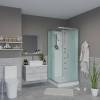 Душевая кабина Niagara Classic NG-1101-14BKTG (900x900x2100-2400) с низким поддоном (13см), с полкой фото 3