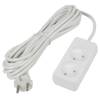Удлинитель Uniel Ultra S-CU2-5 White