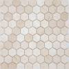 Мозаика LeeDo Pietrine Hexagonal Crema Marfil Mat Hex (1.8x3) 28.5x30.5