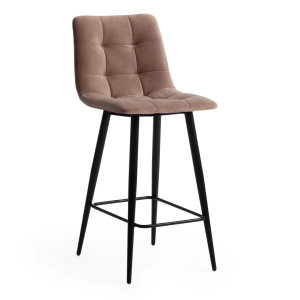 Стул полубарный Tetchair Chilly (mod. 7095пб ) 19653 бежевый, черный